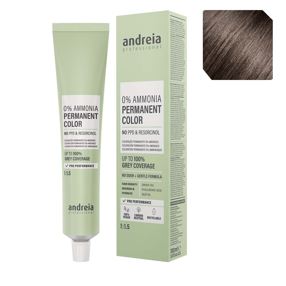 Andreia Vegan 0% Ammonia coloração permanente nº 5.0