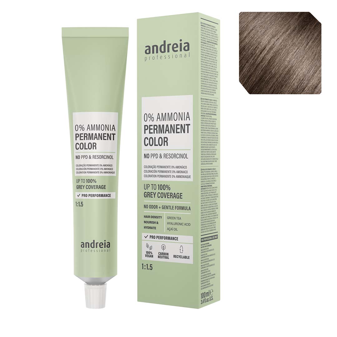 Andreia Vegan 0% Ammonia coloração permanente nº 6.0