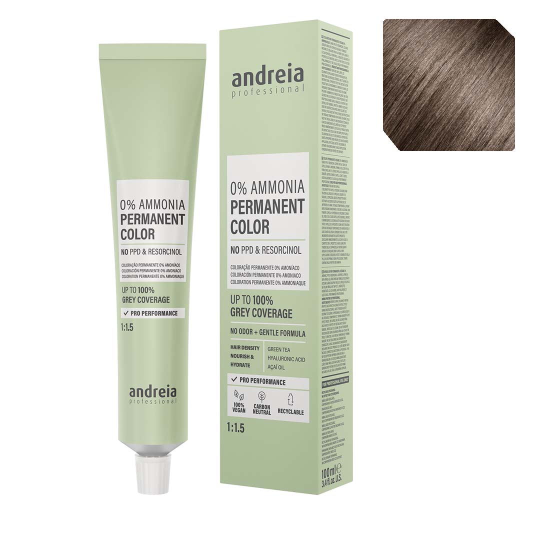 Andreia Vegan 0% Ammonia coloración permanente nº 6.0