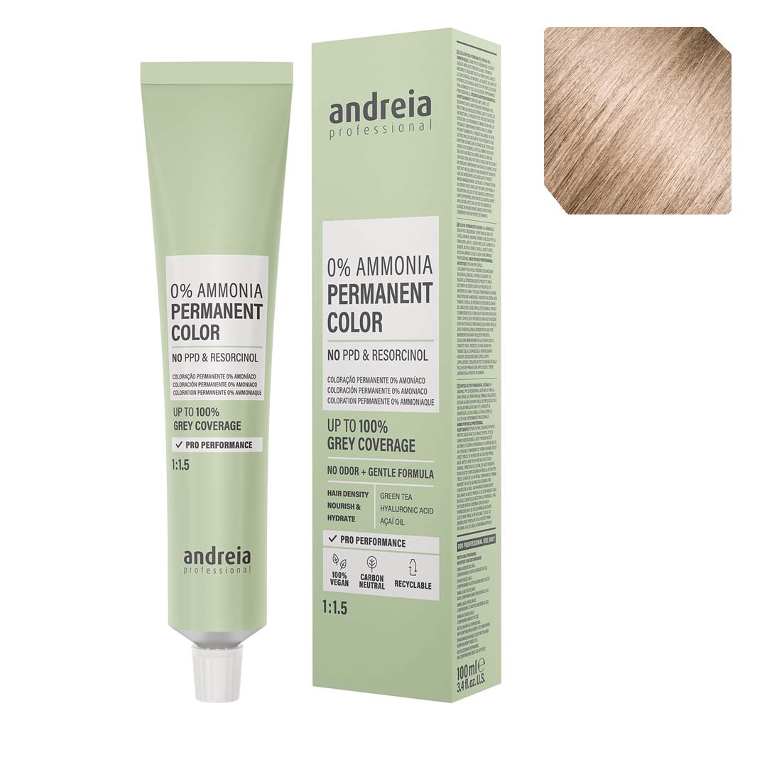 Andreia Vegan 0% Ammonia coloração permanente nº 10.0