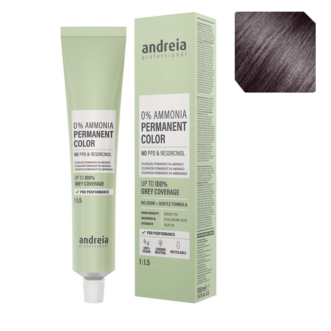 Andreia Vegan 0% Ammonia coloração permanente nº 5.21
