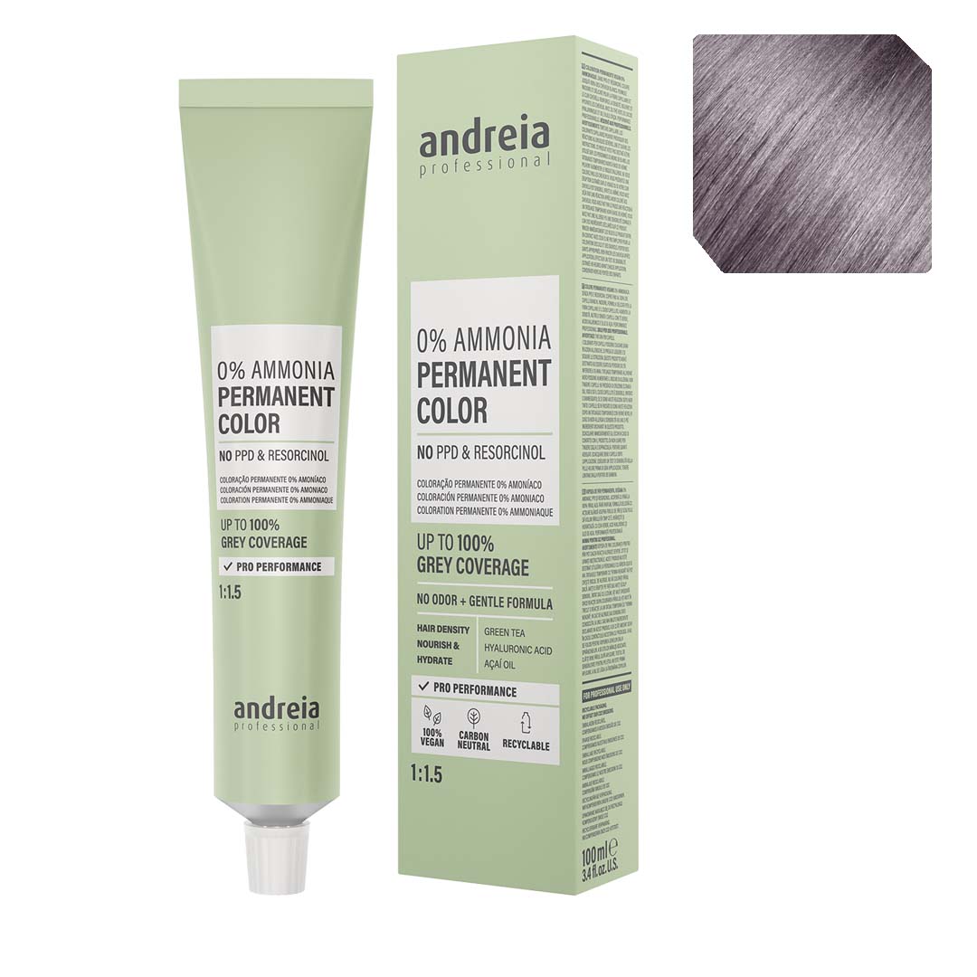 Andreia Vegan 0% Ammonia coloração permanente nº 8.21