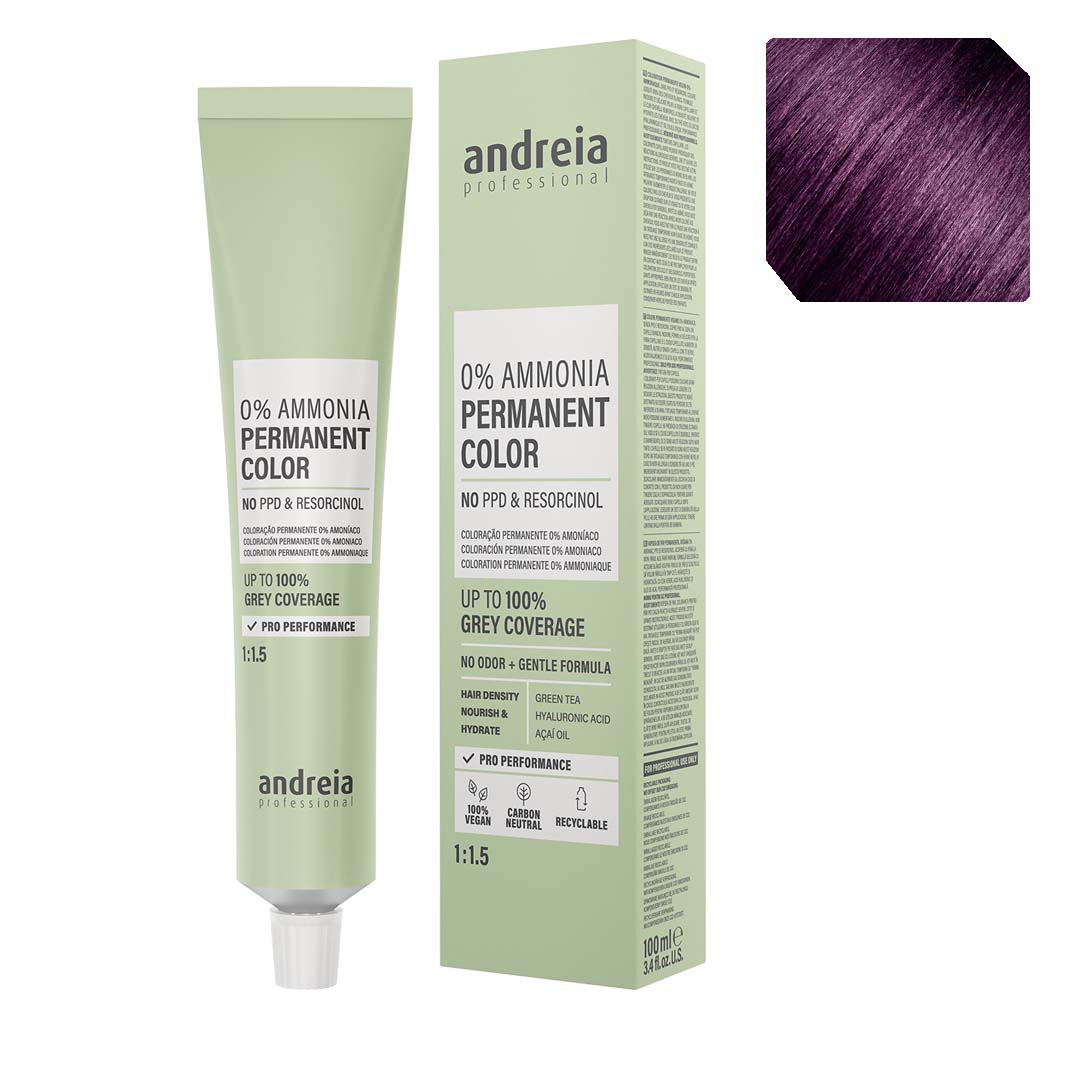 Andreia Vegan 0% Ammonia coloración permanente nº 5.22
