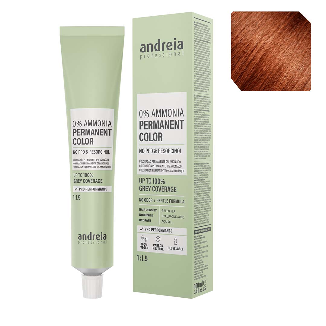 Andreia Vegan 0% Ammonia coloração permanente nº 6.45