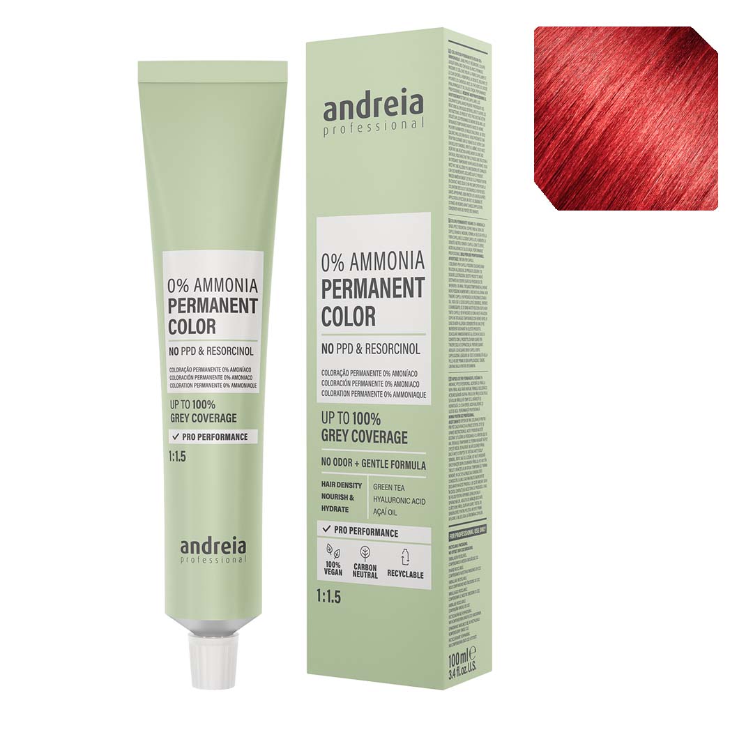 Andreia Vegan 0% Ammonia permanent coloring nº 7.5