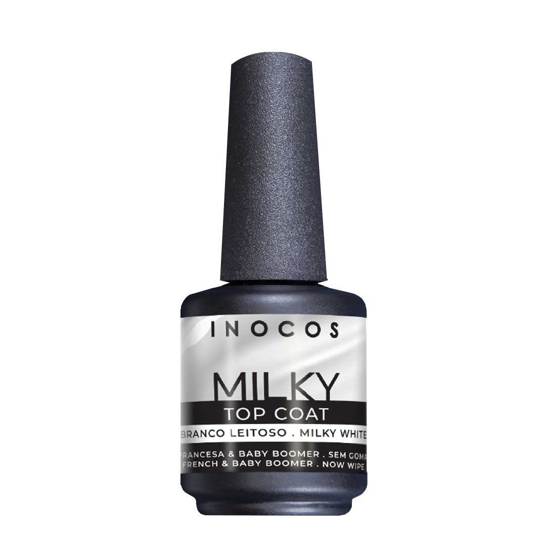 Inocos top coat milky branco leitoso