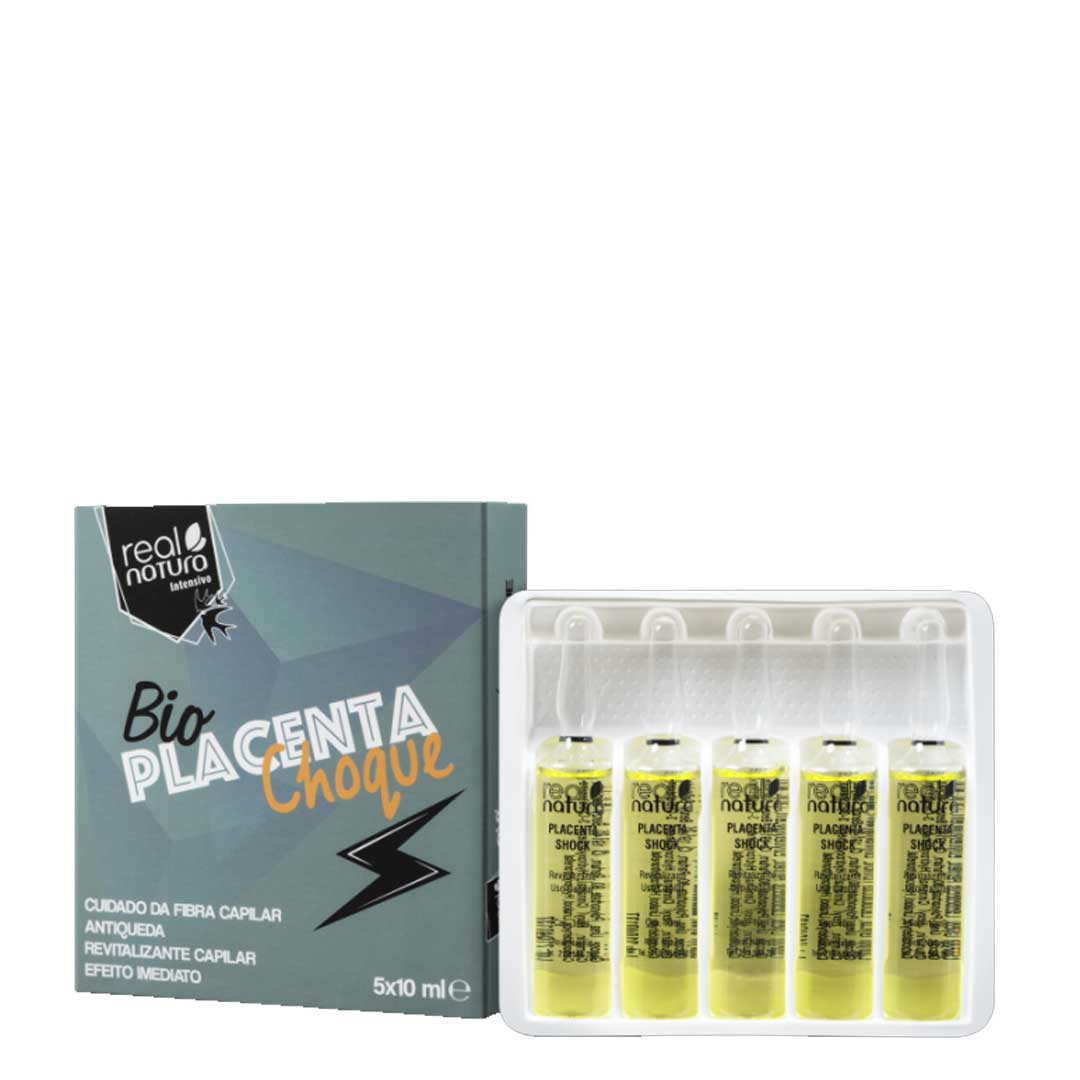 Real Natura Bio placenta choque ampolas 5x10ml