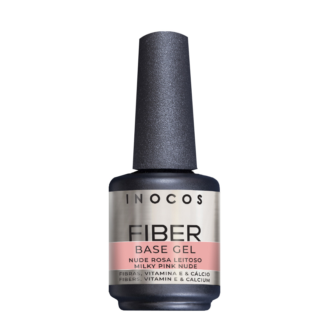 Inocos fiber base gel nude rosa leitoso