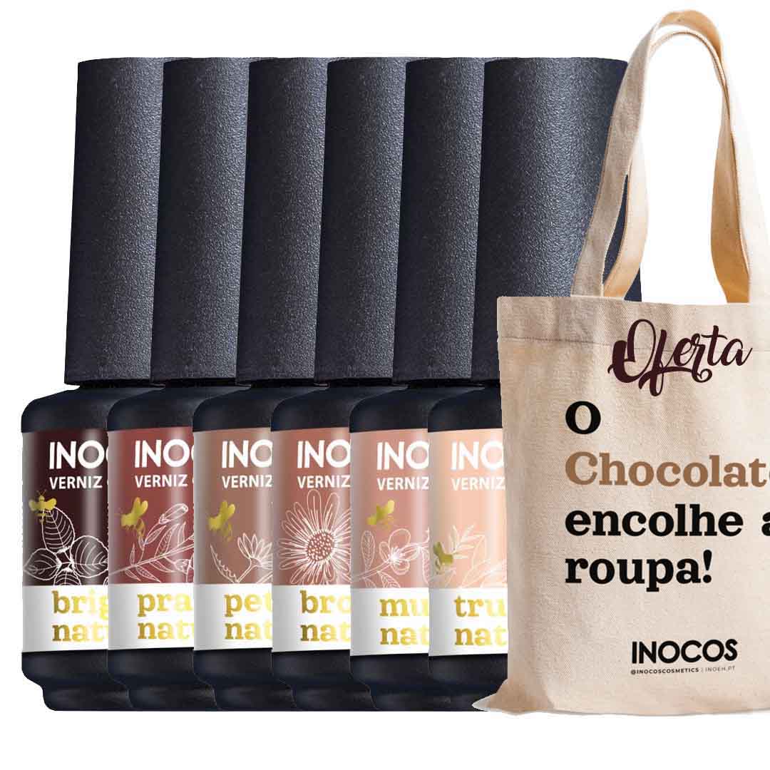 Inocos verniz gel coleção Natura Lovers Chocolate Edition6