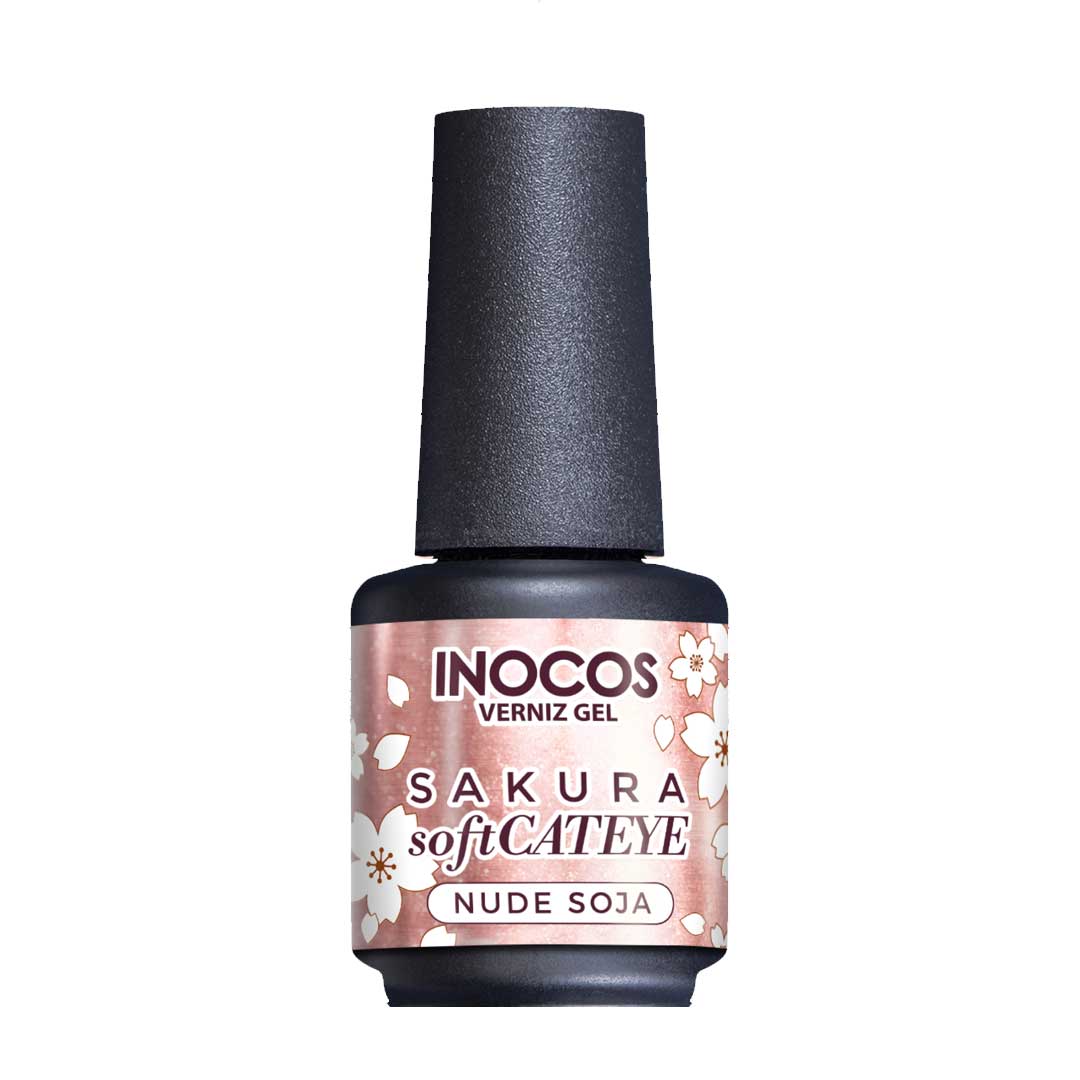 Inocos esmlate gel Soft Cateye Nude Soja