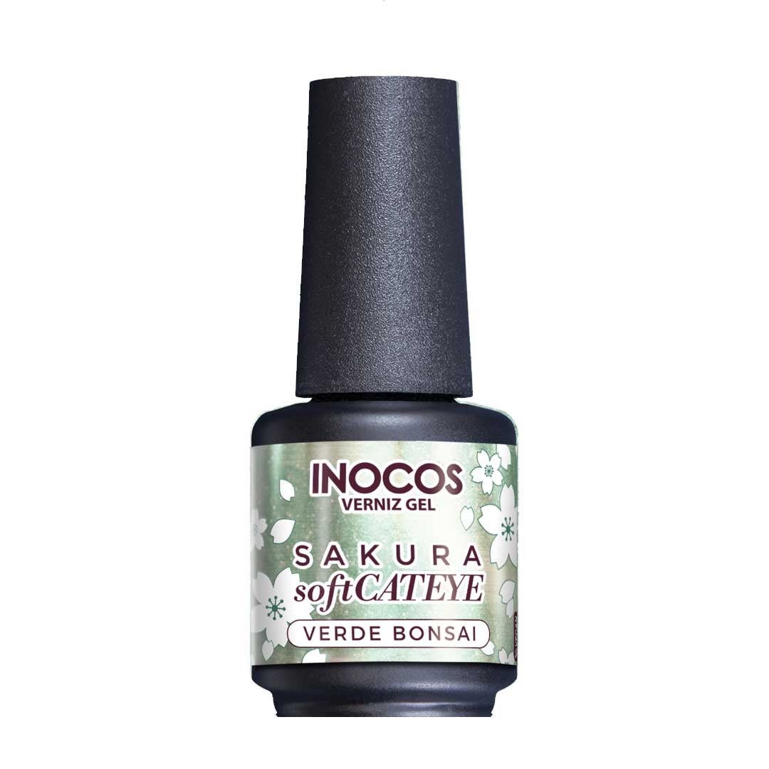 Inocos verniz gel Soft Cateye Verde Bonsai