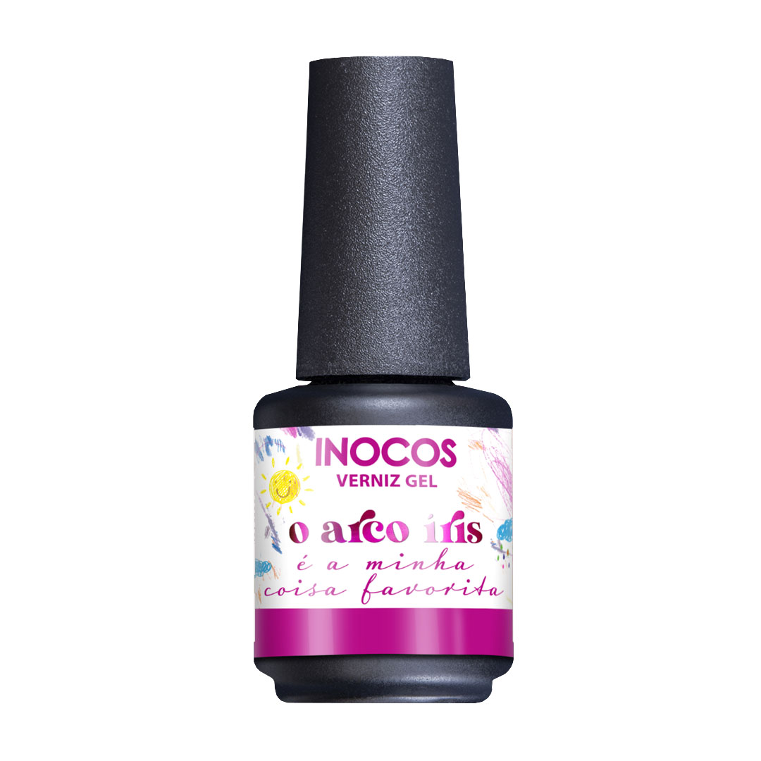 Inocos esmalte gel A minha coisa favorita arco iris