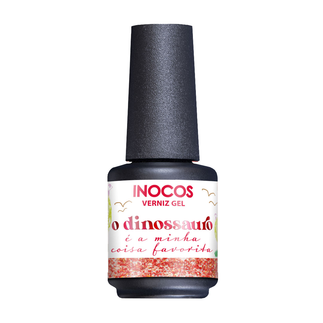 Inocos esmalte gel A minha coisa favorita dinossauro