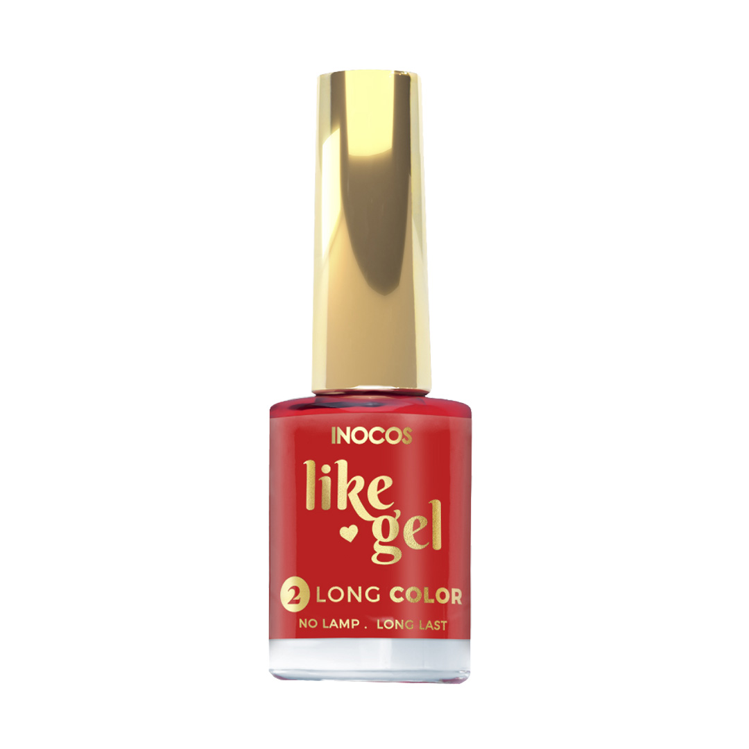 Inocos Like Gel esmalte de uñas efecto gel 156 sueño rojo