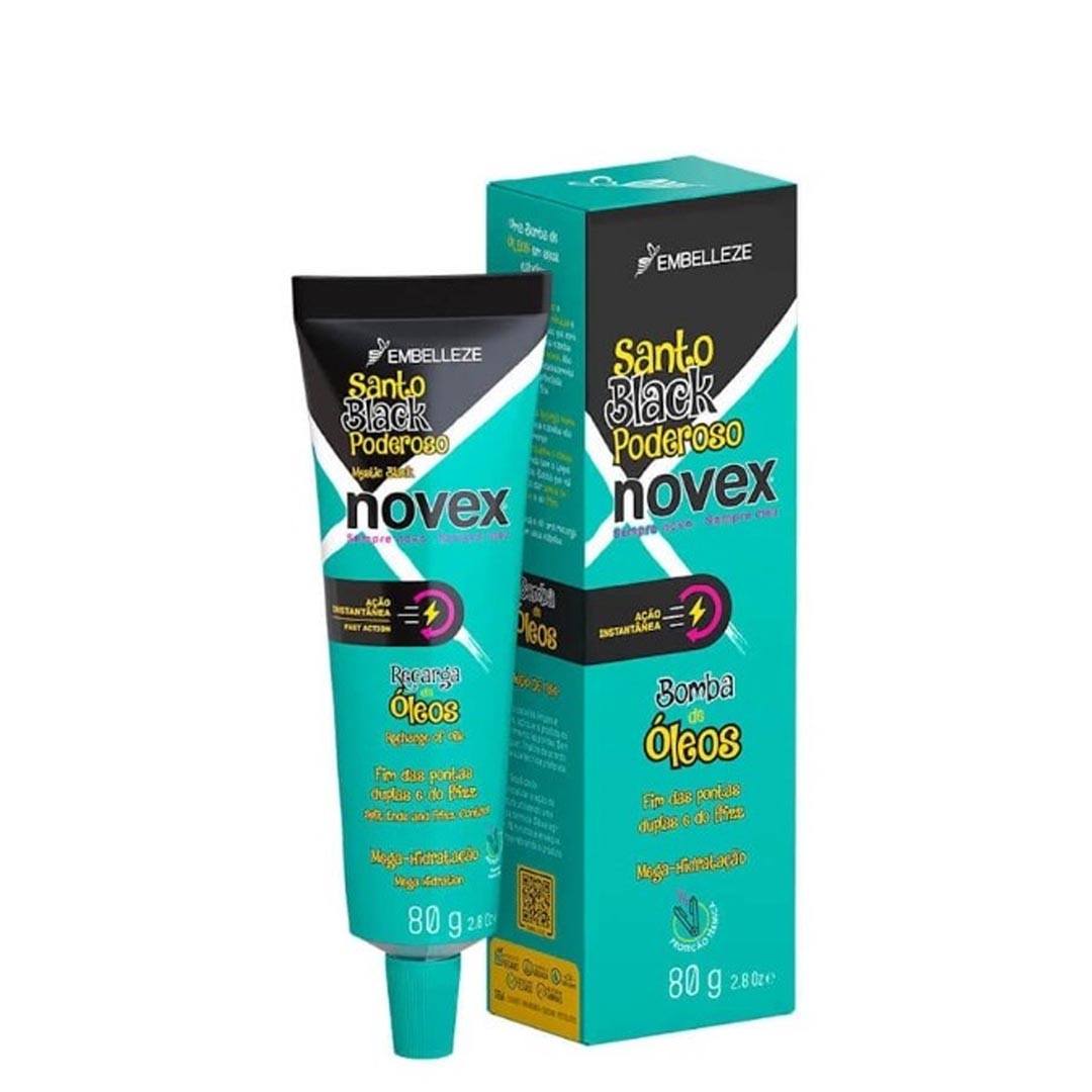 Novex Santo Black Poderoso recarga