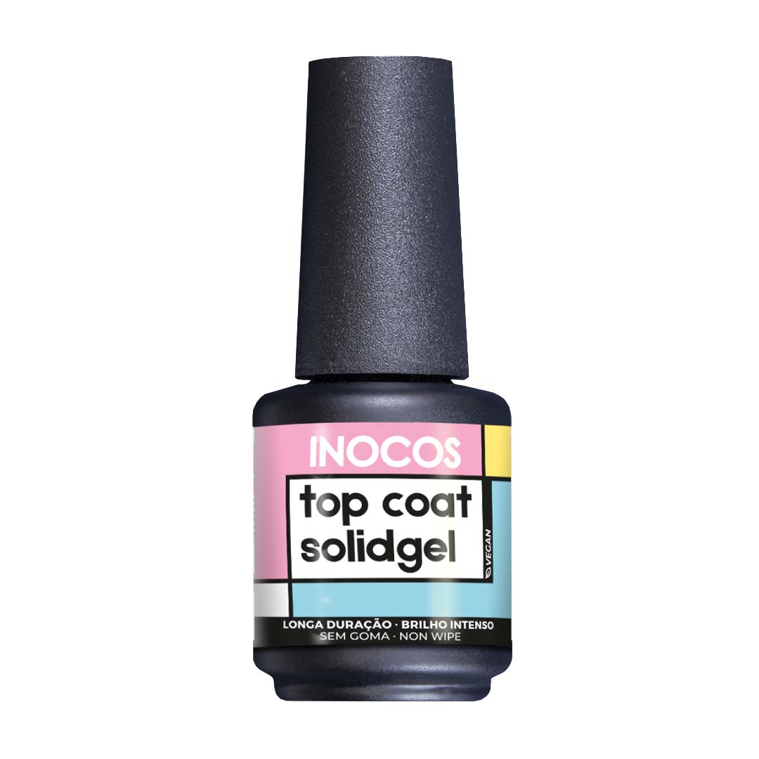 Inocos Solid Tricolor Gel verniz gel top coat