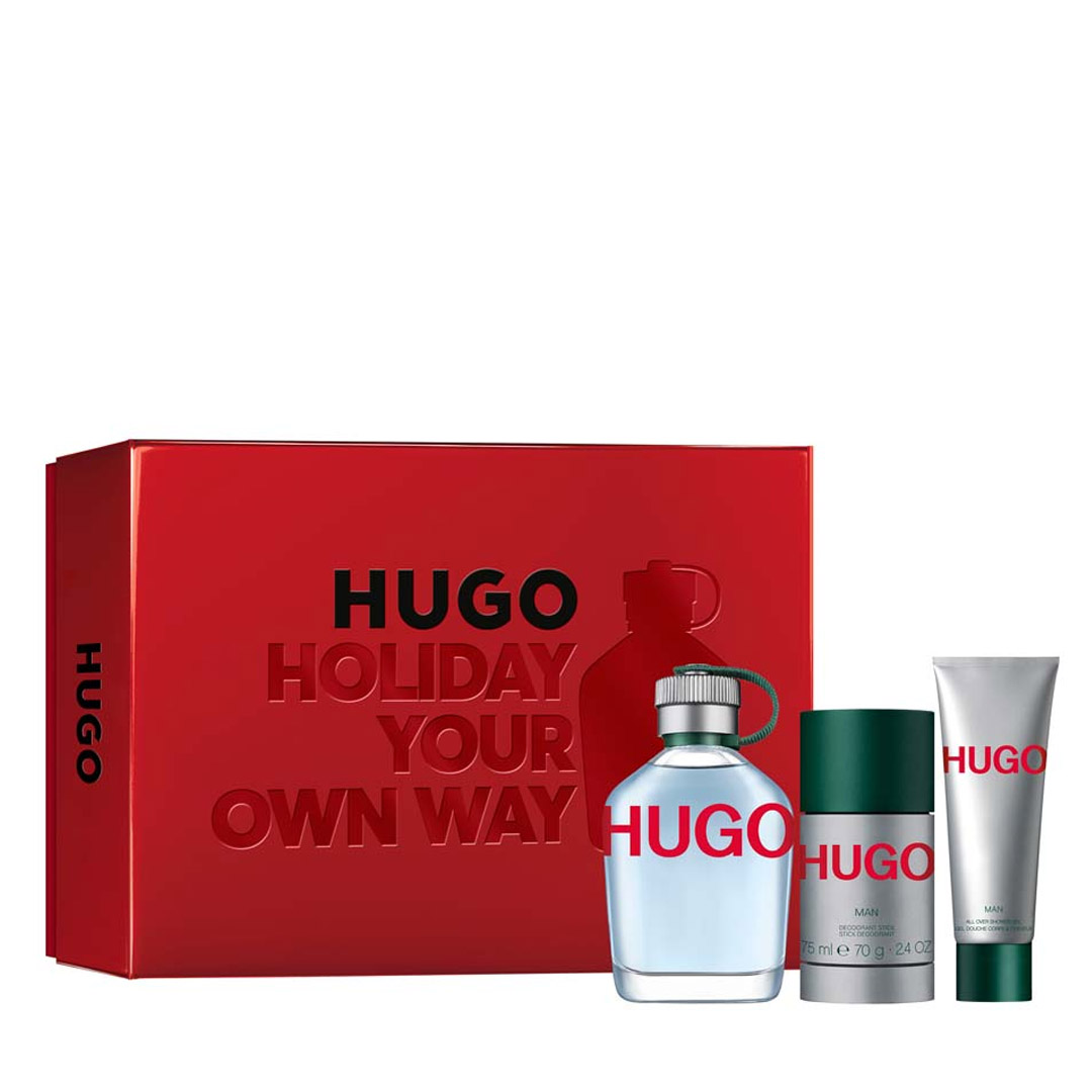 Hugo Boss Hugo Man coffret EDT 125ml+DEO75ml+GEL50ml
