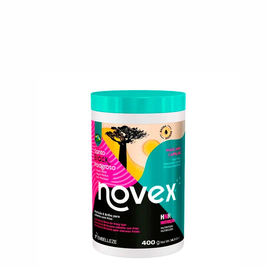 Novex Santo Black Poderoso máscara