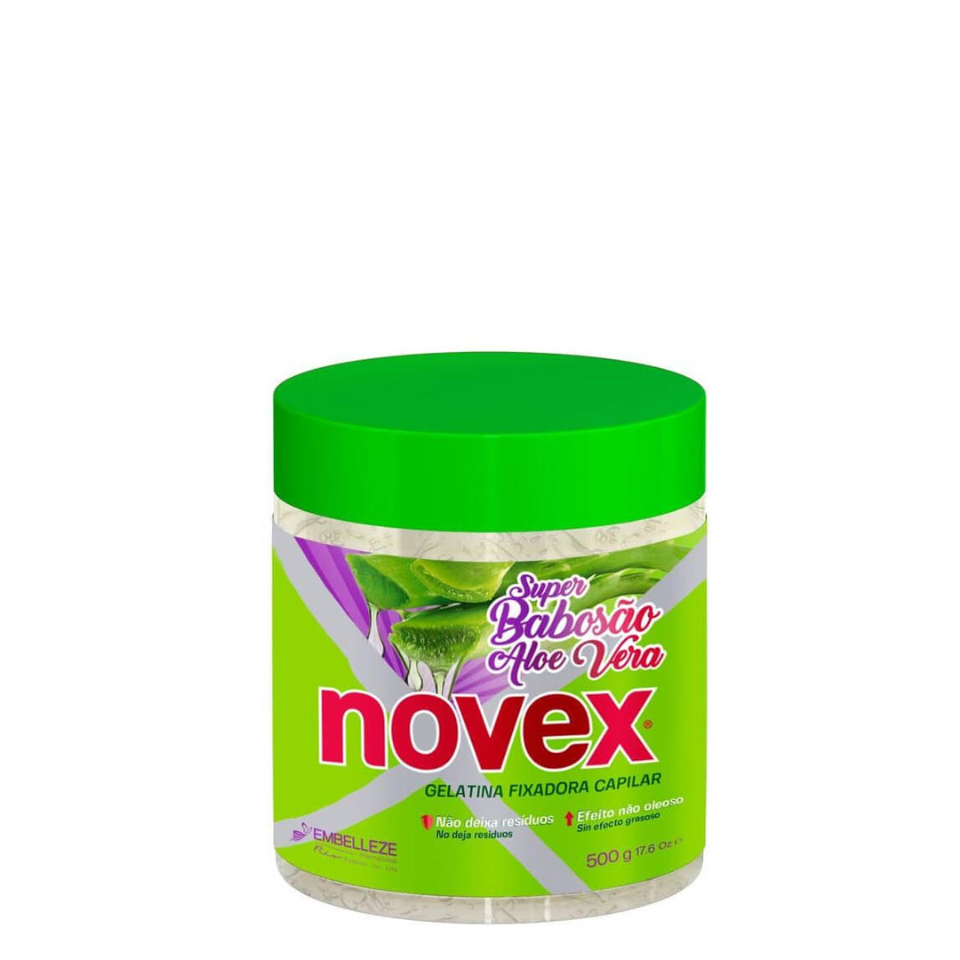 Novex Super Babosão Aloe Vera gelatina fixadora