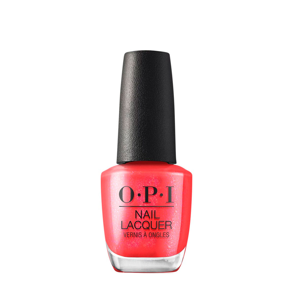 OPI Nail Lacquer MeMyselfAndOPI left your texts on red