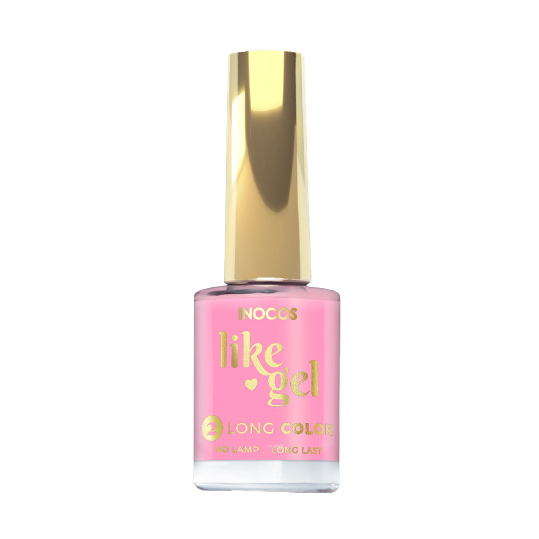 Inocos Like Gel verniz de unhas efeito gel 167 rosa pastel