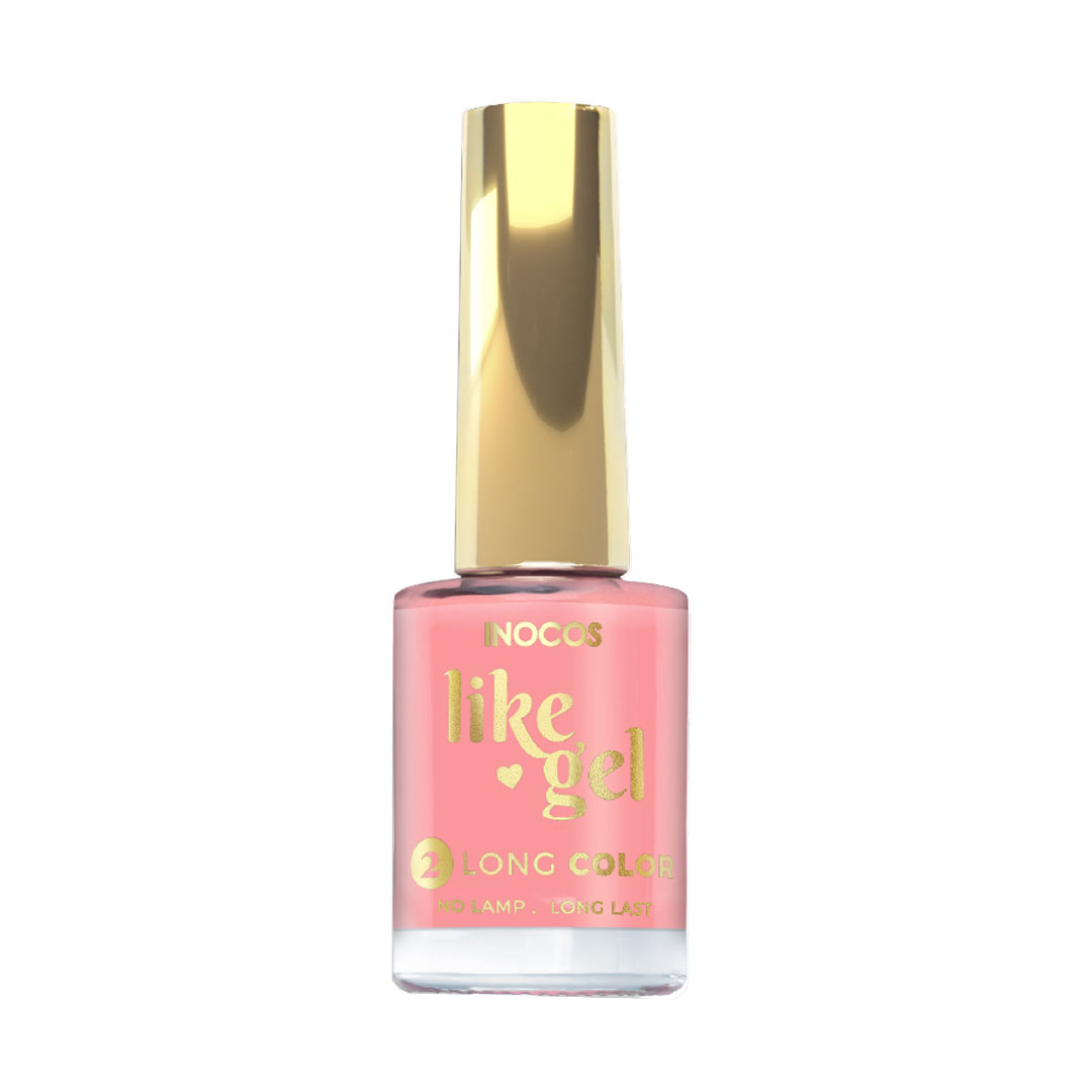 Inocos Like Gel verniz de unhas efeito gel 168 nude pastel