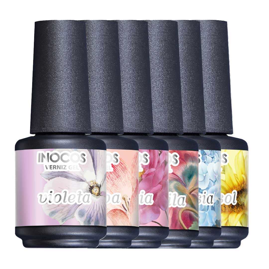 Inocos esmalte gel colección Flora