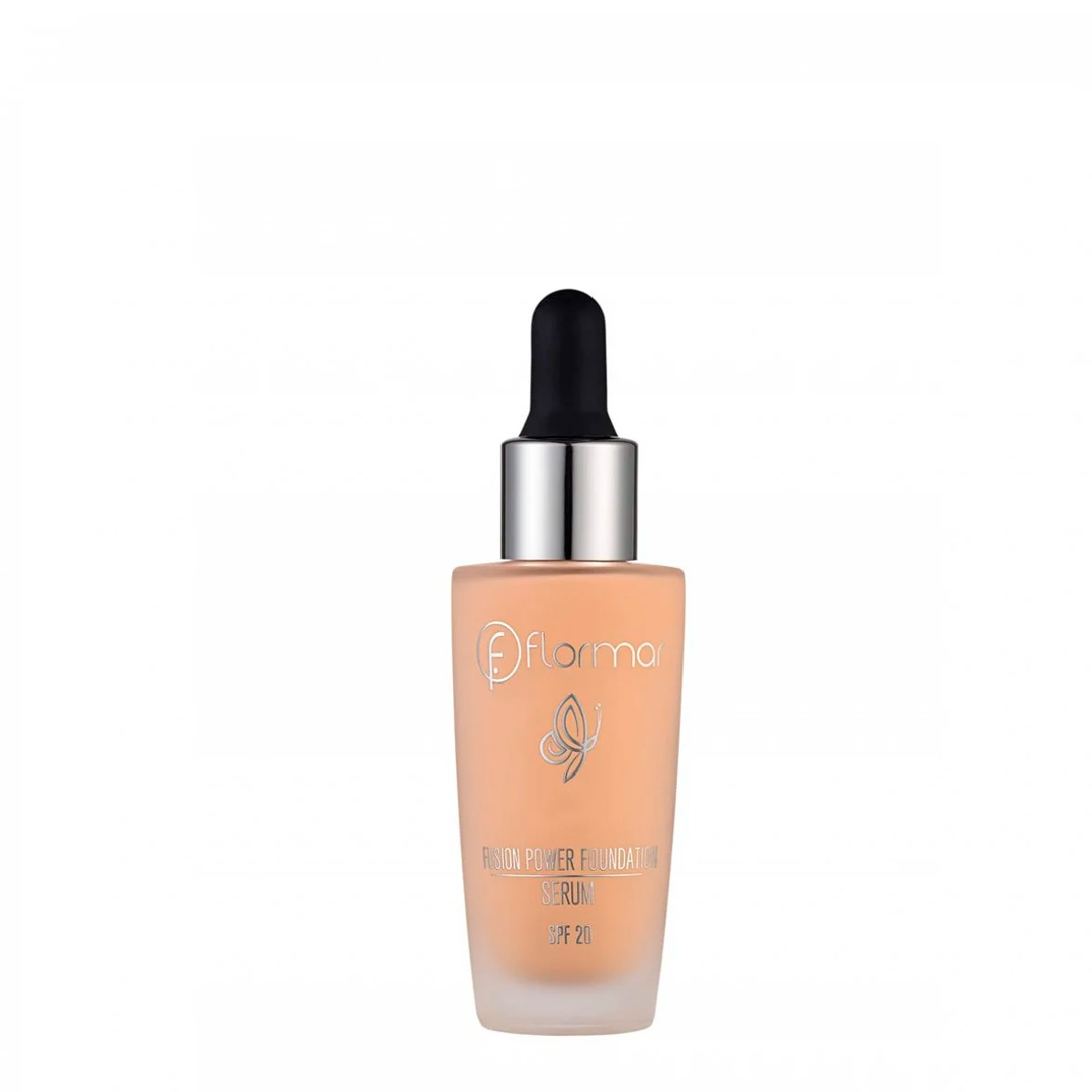 Flormar fusion power foundation serum SPF20 01 rose