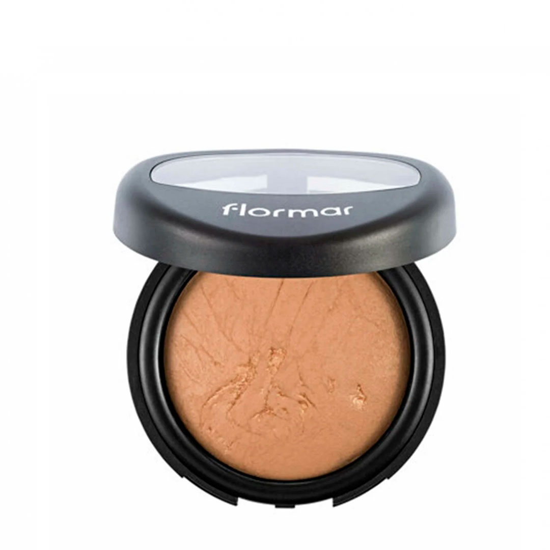 Flormar baked powder 021 beige with gold