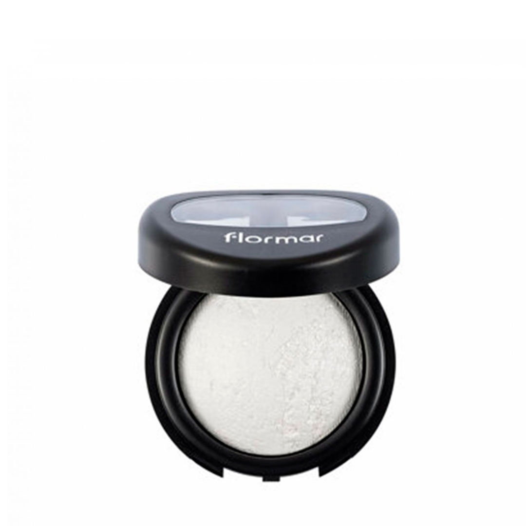 Flormar diamonds baked eyeshadow 01 white diamond