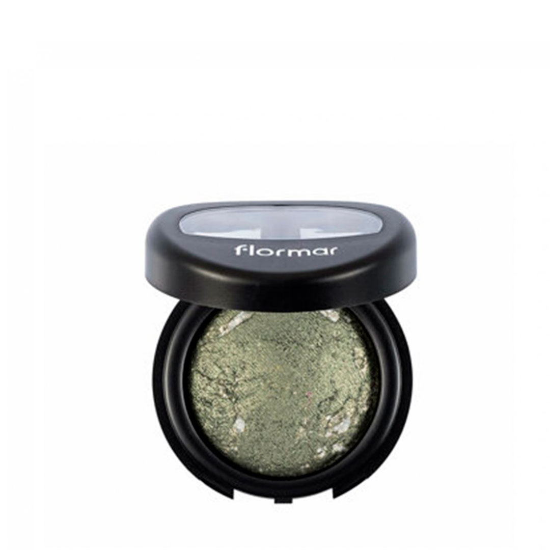 Flormar diamonds baked eyeshadow 07 olive glam