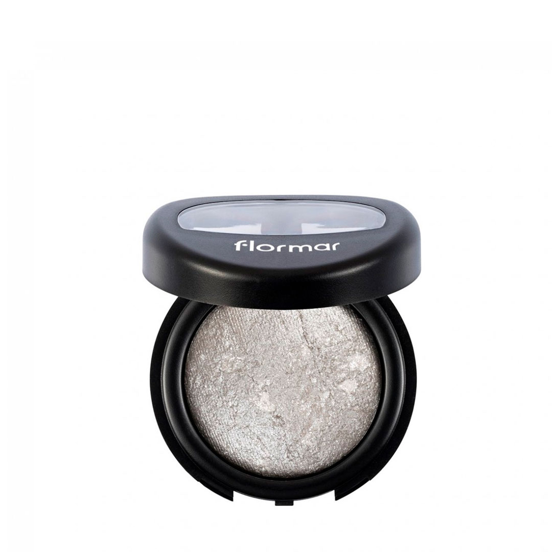 Flormar diamonds baked eyeshadow 10 silver leaf