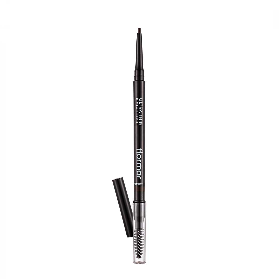 Flormar ultra thin brow pencil 04 dark brown