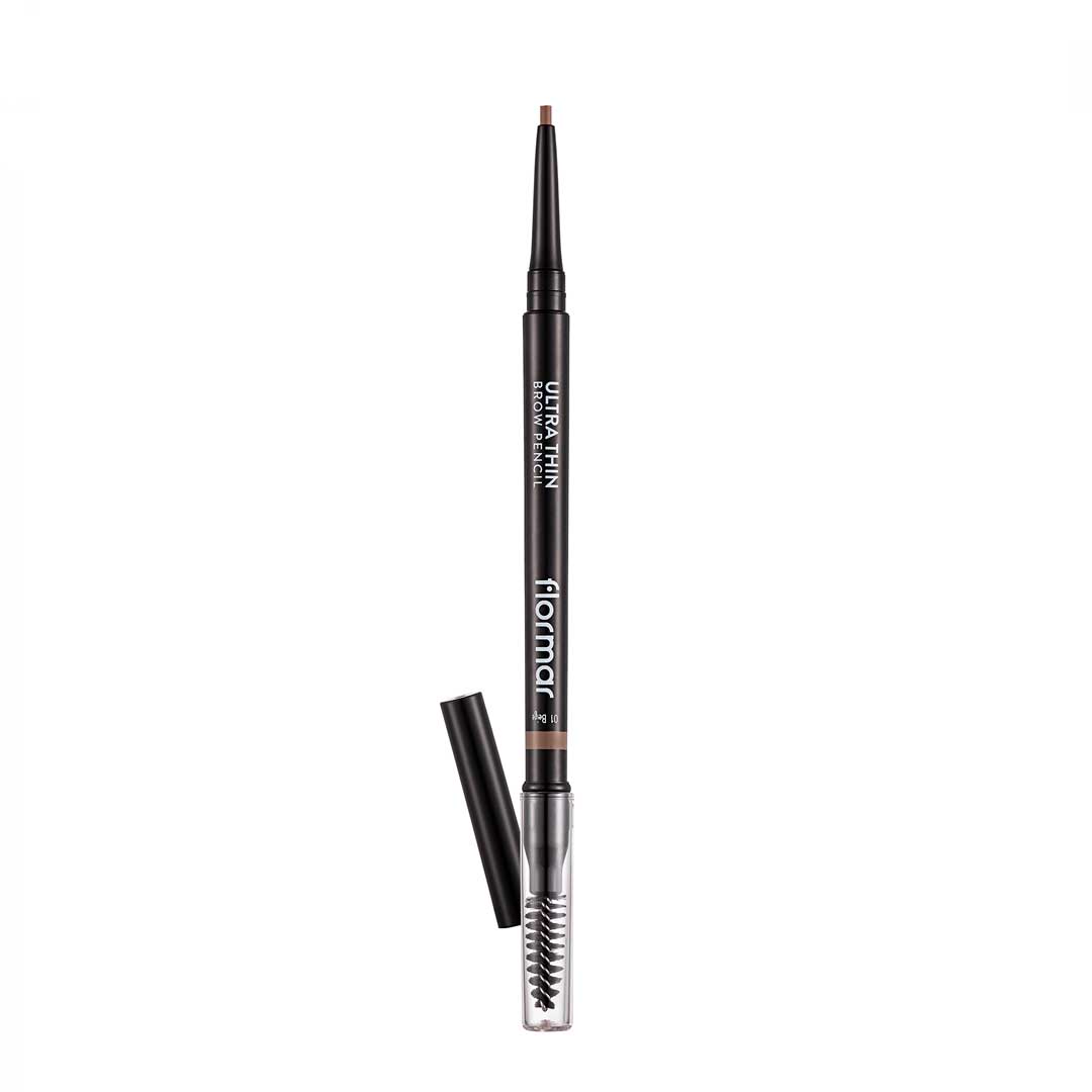 Flormar ultra thin brow pencil 01 beige