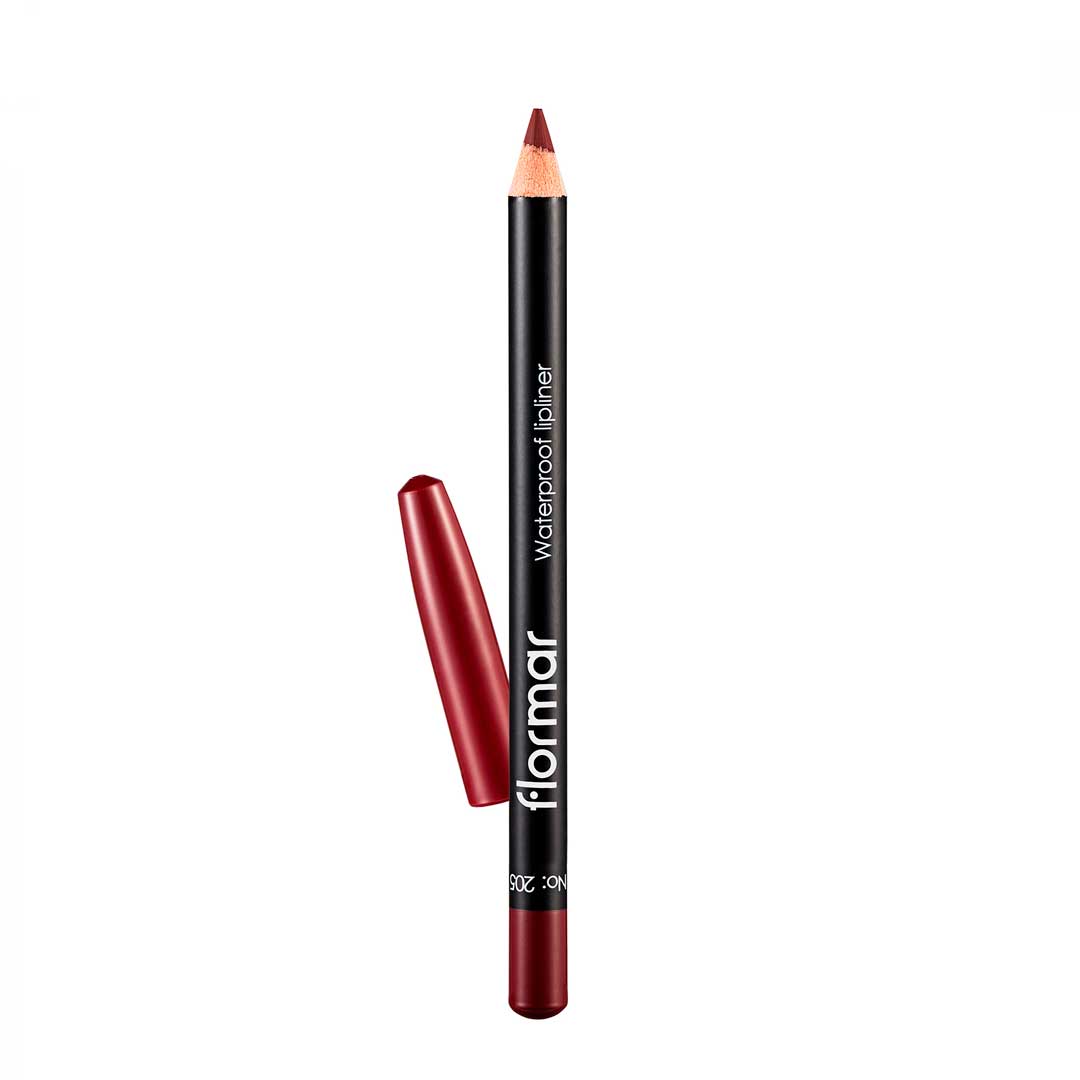 Flormar waterproof lipliner 205 elegant bordeaux