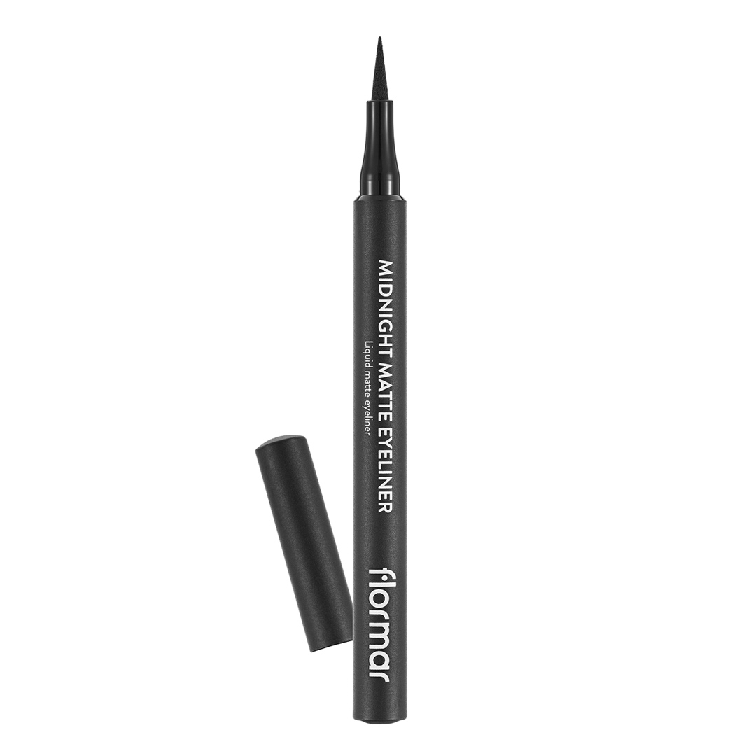 Flormar midnight matte eyeliner 01 black