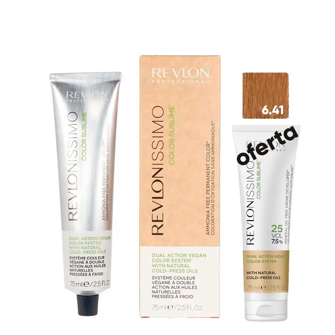 Revlon coloración sin amoníaco Color Sublime 6.41