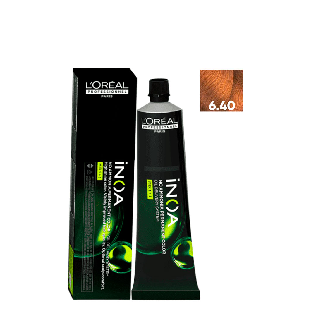 Loreal Inoa coloração sem amoníaco nº6.40 Rubilane