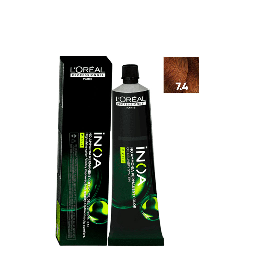 Loreal Inoa coloracion sin amoníaco nº7.4