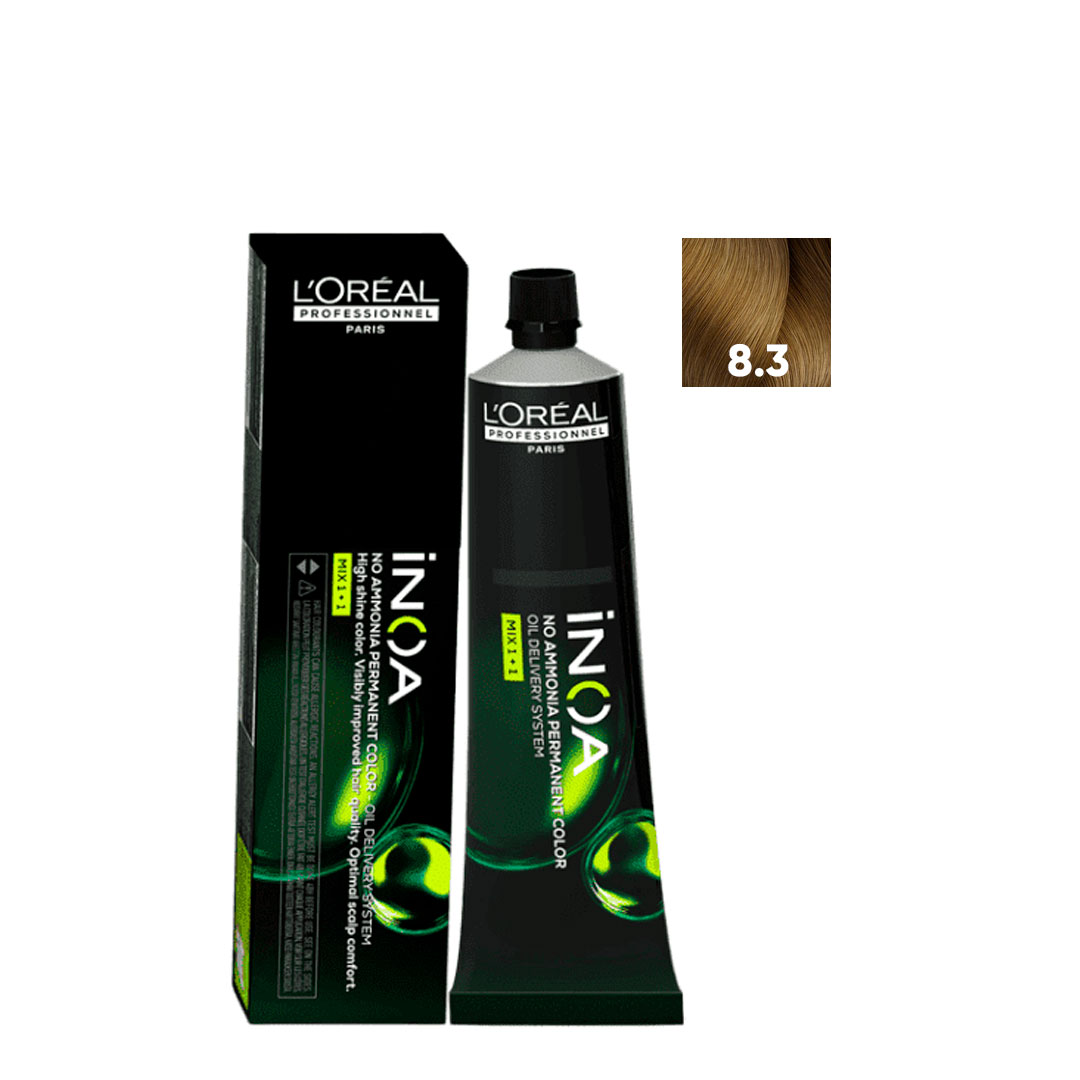 Loreal Inoa coloração sem amoníaco nº8.3