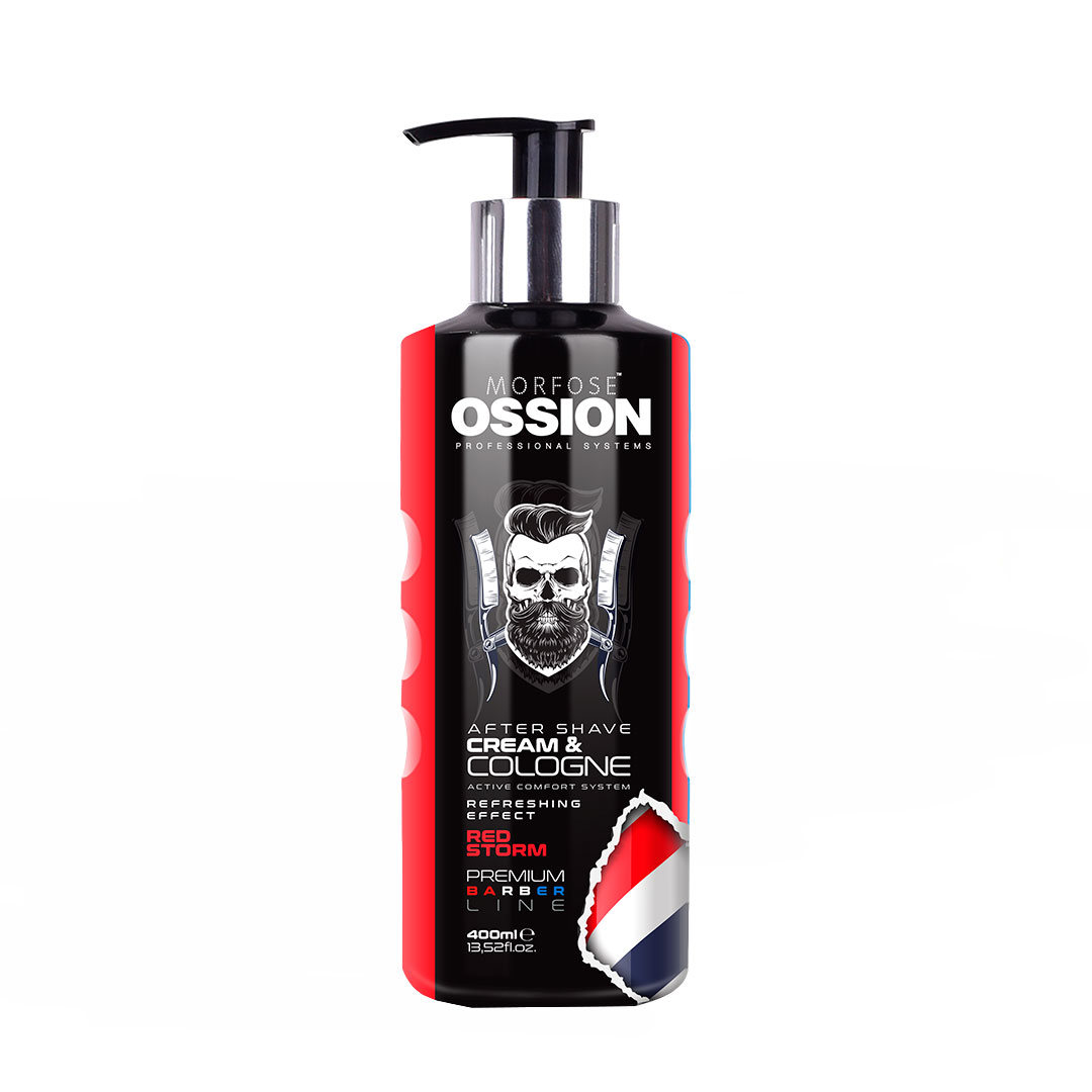 Ossion face cream & cologne red storm
