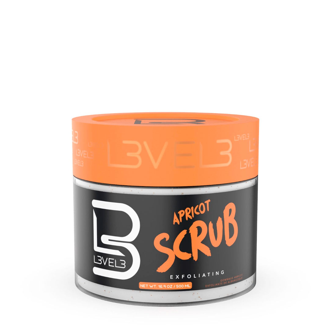 Level3 facial scrub apricot exfoliant