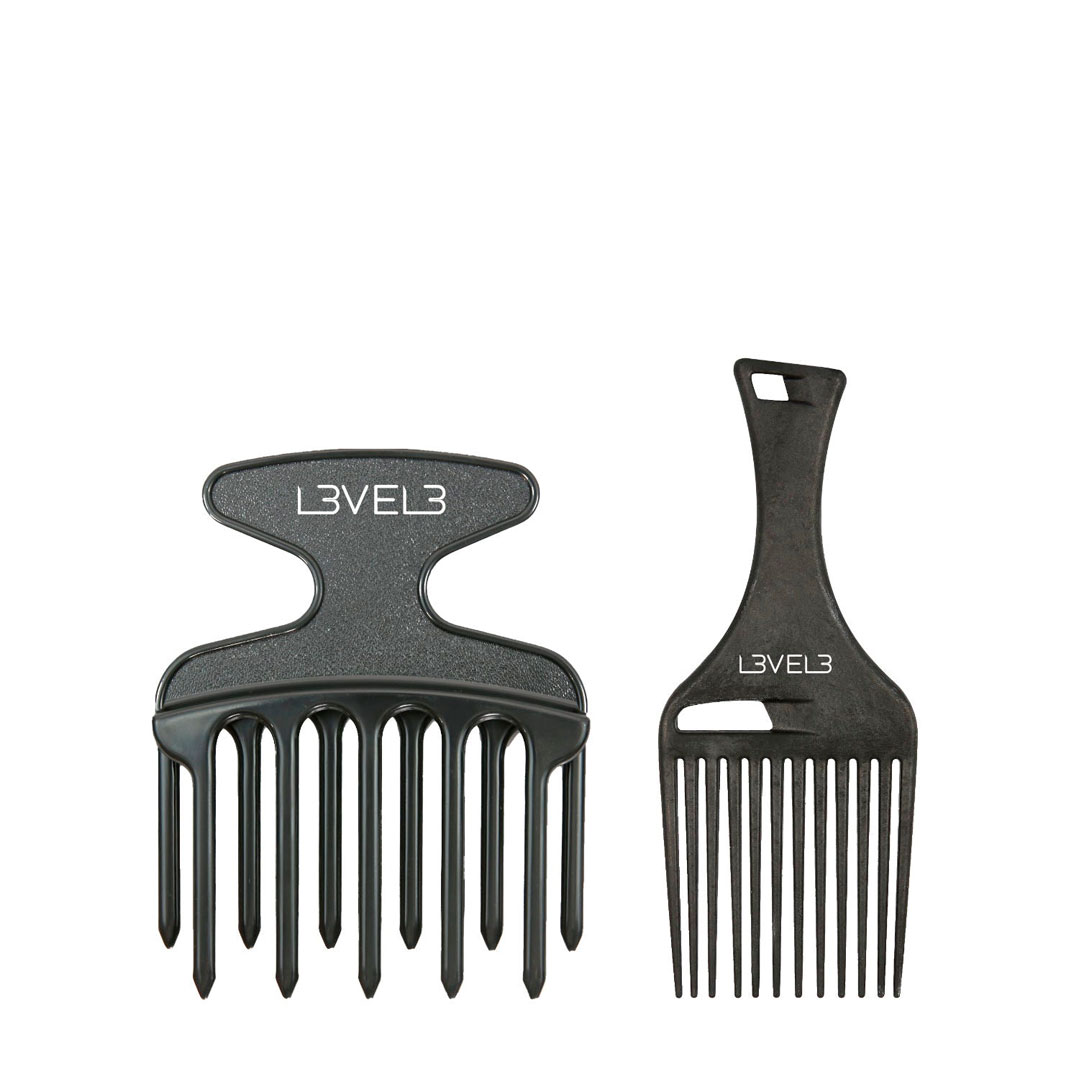 Level3 set de peine afro 2un