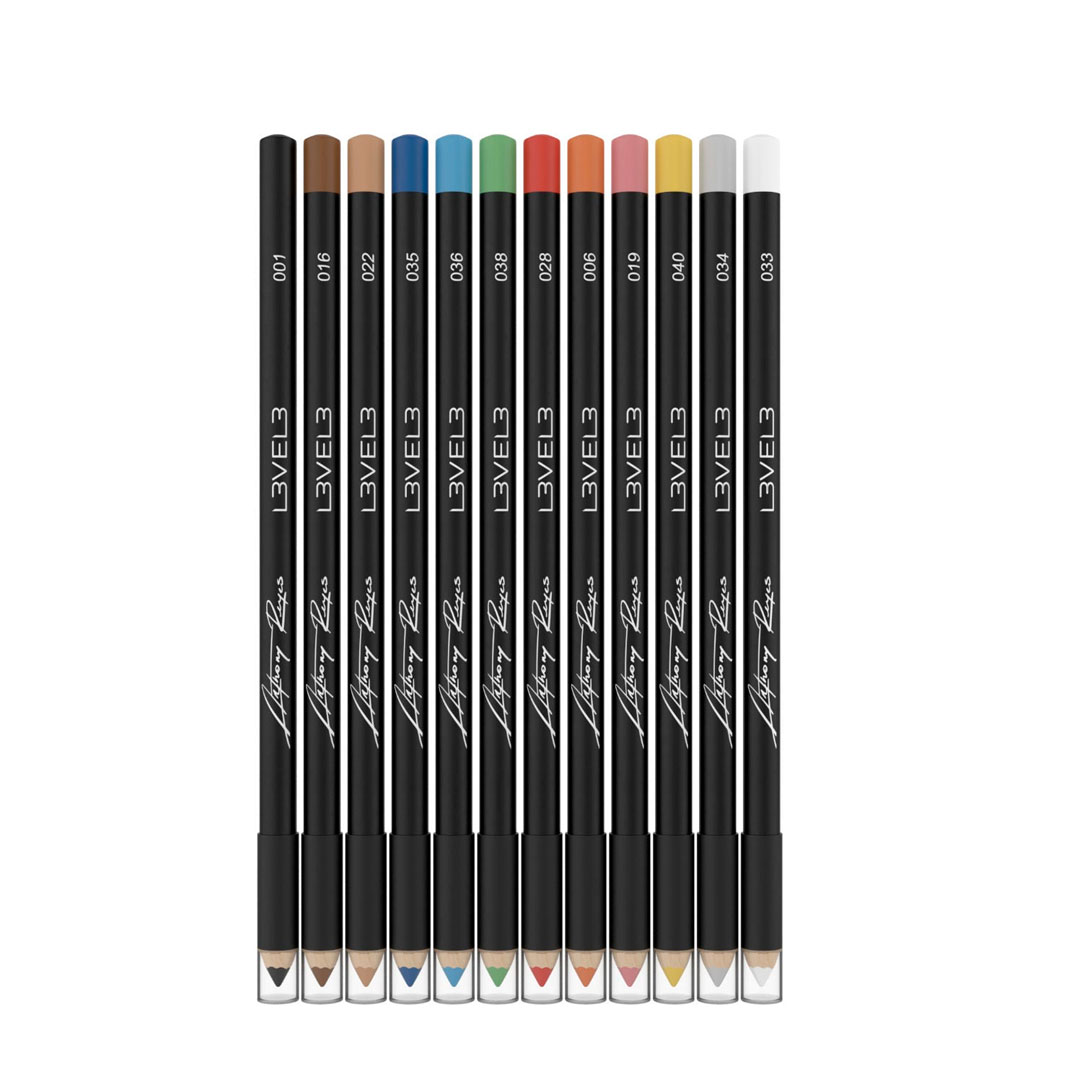 Level3 lápis coloridos delineadores 12un