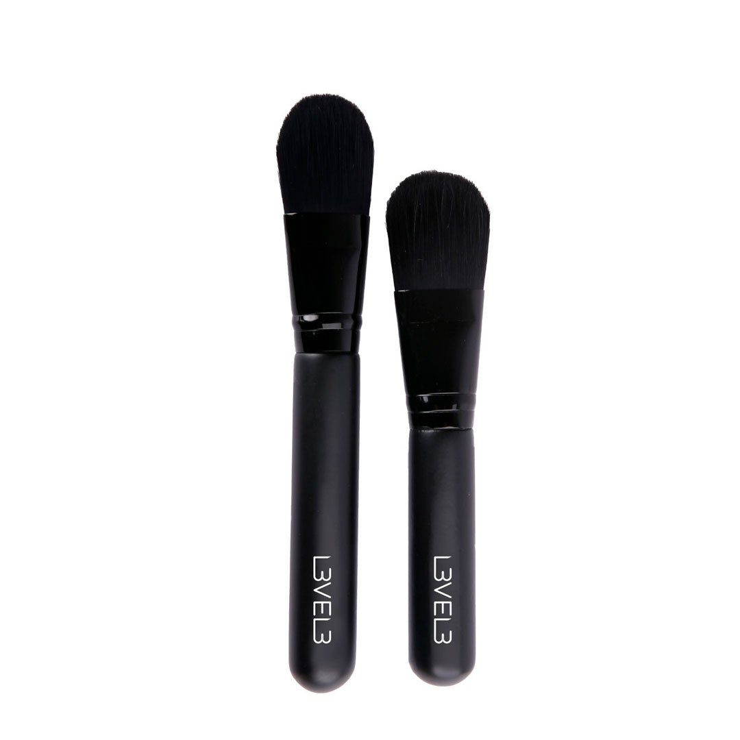 Level3 set pinceis facial mask brush 2pc