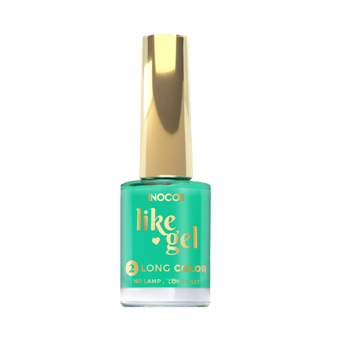 Inocos Like Gel verniz de unhas efeito gel 172 verde tropical