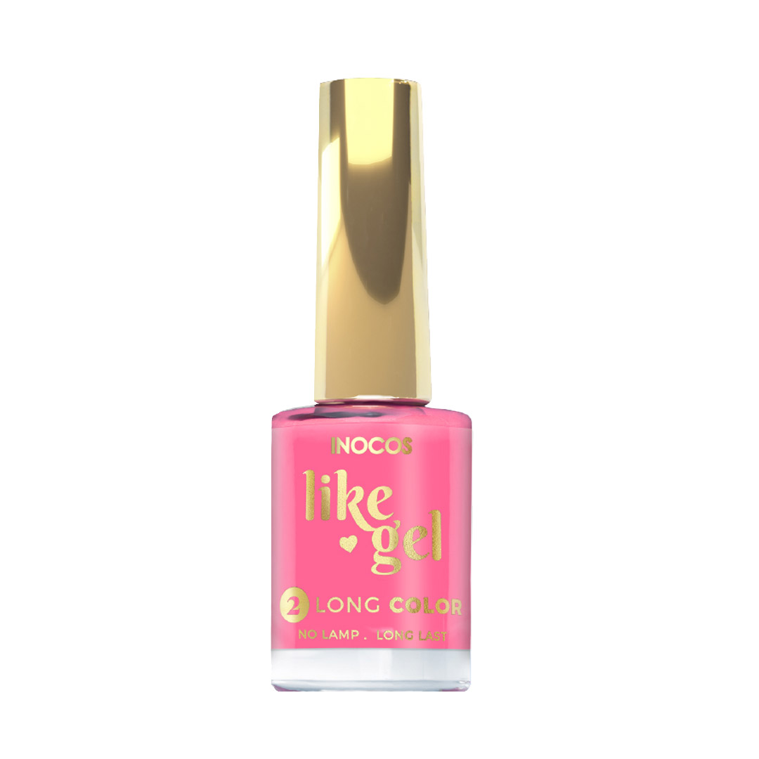 Inocos Like Gel esmalte de uñas efecto gel 173 rosa pop art
