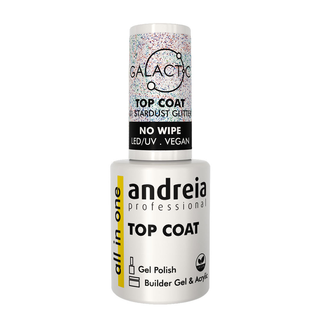 Andreia Top Coat galatic - 01 stardust glitter