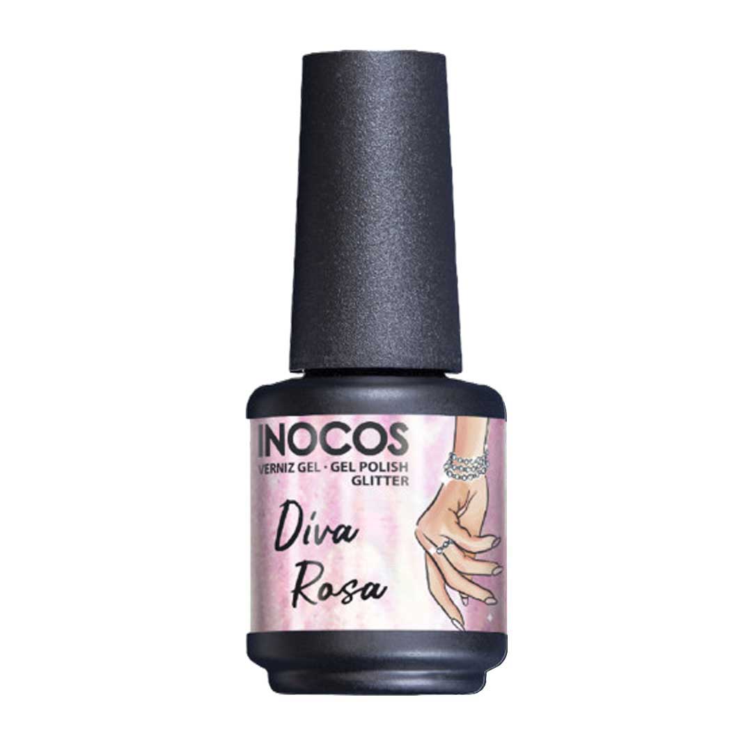 Inocos verniz gel Diamonds DS2 diva rosa