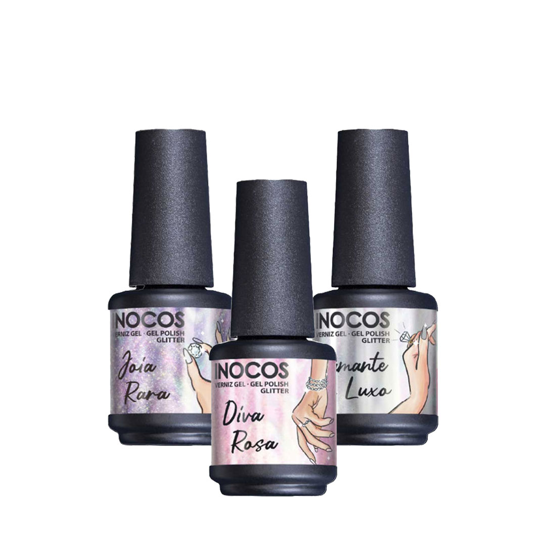 Inocos verniz gel coleção Diamonds